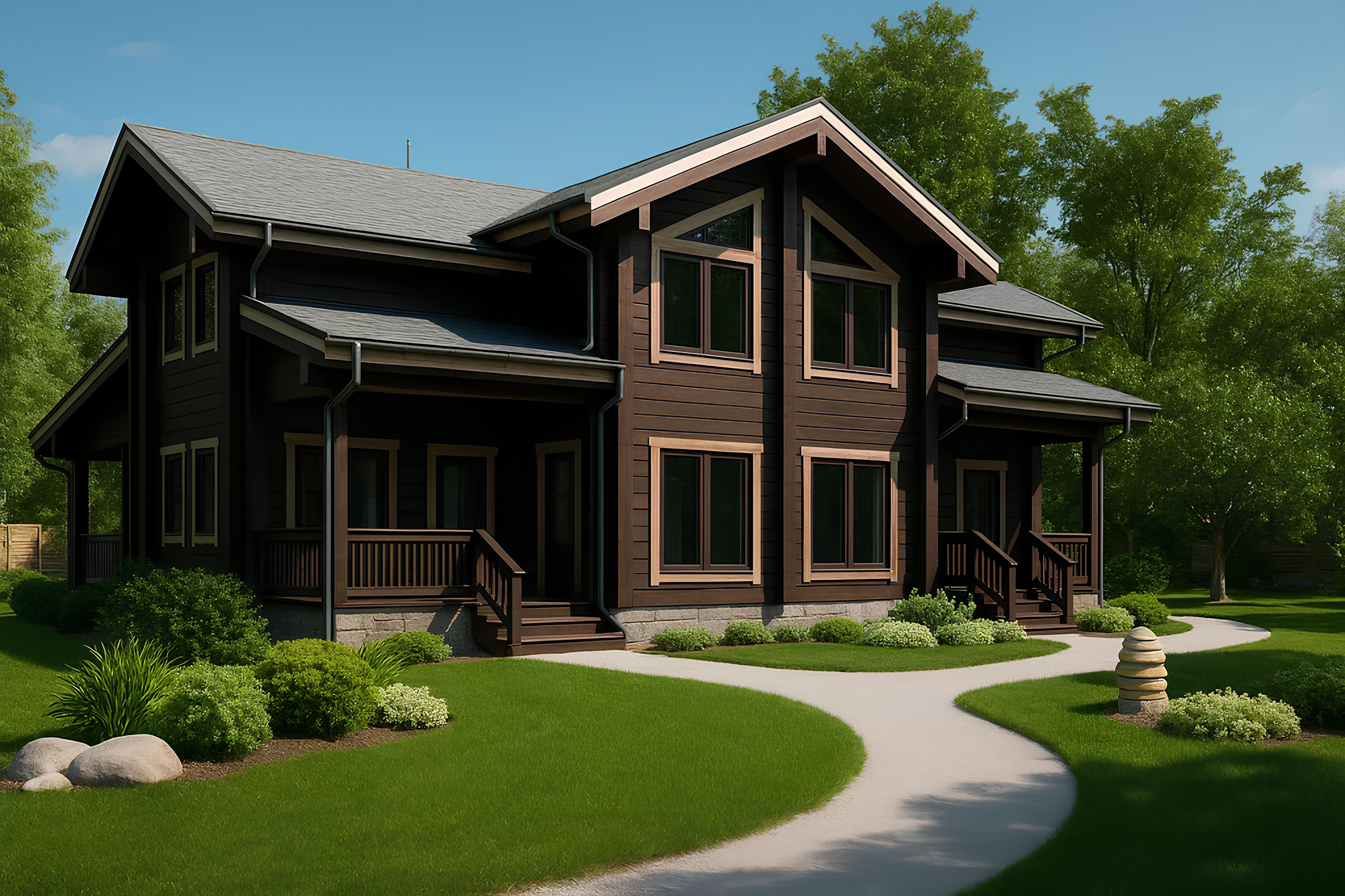 Дом из клееного бруса VZ-304